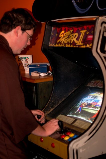 Street Fighter II arcade machine